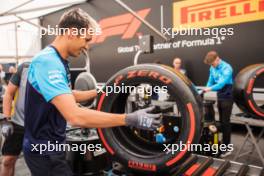 Alexander Albon (THA) Williams Racing with Pirelli. 29.06.2023. Formula 1 World Championship, Rd 10, Austrian Grand Prix, Spielberg, Austria, Preparation Day.