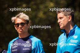 Alexander Albon (THA) Williams Racing walks the circuit with the team. 29.06.2023. Formula 1 World Championship, Rd 10, Austrian Grand Prix, Spielberg, Austria, Preparation Day.