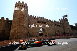 Lando Norris (GBR) McLaren MCL60. 28.04.2023. Formula 1 World Championship, Rd 4, Azerbaijan Grand Prix, Baku Street Circuit, Azerbaijan, Qualifying Day.