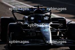 George Russell (GBR) Mercedes AMG F1 W14 in the pits. 28.04.2023. Formula 1 World Championship, Rd 4, Azerbaijan Grand Prix, Baku Street Circuit, Azerbaijan, Qualifying Day.