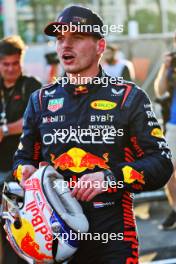 Second placed Max Verstappen (NLD) Red Bull Racing in qualifying parc ferme. 28.04.2023. Formula 1 World Championship, Rd 4, Azerbaijan Grand Prix, Baku Street Circuit, Azerbaijan, Qualifying Day.