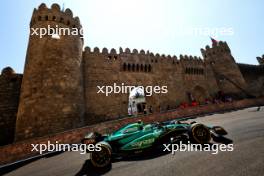 Fernando Alonso (ESP) Aston Martin F1 Team AMR23. 28.04.2023. Formula 1 World Championship, Rd 4, Azerbaijan Grand Prix, Baku Street Circuit, Azerbaijan, Qualifying Day.