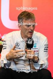 James Allison (GBR) Mercedes AMG F1 Chief Technical Officer in the FIA Press Conference. 28.04.2023. Formula 1 World Championship, Rd 4, Azerbaijan Grand Prix, Baku Street Circuit, Azerbaijan, Qualifying Day.