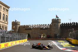 Sergio Perez (MEX) Red Bull Racing RB19. 28.04.2023. Formula 1 World Championship, Rd 4, Azerbaijan Grand Prix, Baku Street Circuit, Azerbaijan, Qualifying Day.