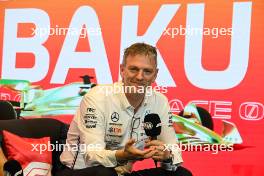 James Allison (GBR) Mercedes AMG F1 Chief Technical Officer in the FIA Press Conference. 28.04.2023. Formula 1 World Championship, Rd 4, Azerbaijan Grand Prix, Baku Street Circuit, Azerbaijan, Qualifying Day.