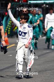 Yuki Tsunoda (JPN) AlphaTauri on the grid. 30.04.2023. Formula 1 World Championship, Rd 4, Azerbaijan Grand Prix, Baku Street Circuit, Azerbaijan, Race Day.