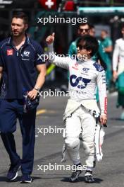 Yuki Tsunoda (JPN) AlphaTauri on the grid. 30.04.2023. Formula 1 World Championship, Rd 4, Azerbaijan Grand Prix, Baku Street Circuit, Azerbaijan, Race Day.