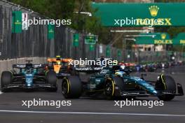 Fernando Alonso (ESP) Aston Martin F1 Team AMR23. 30.04.2023. Formula 1 World Championship, Rd 4, Azerbaijan Grand Prix, Baku Street Circuit, Azerbaijan, Race Day.