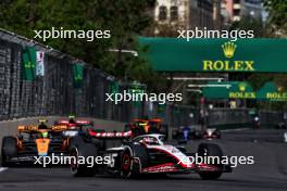 Nico Hulkenberg (GER) Haas VF-23. 30.04.2023. Formula 1 World Championship, Rd 4, Azerbaijan Grand Prix, Baku Street Circuit, Azerbaijan, Race Day.