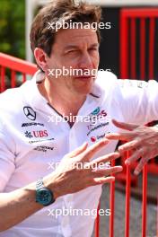 Toto Wolff (GER) Mercedes AMG F1 Shareholder and Executive Director. 29.04.2023. Formula 1 World Championship, Rd 4, Azerbaijan Grand Prix, Baku Street Circuit, Azerbaijan, Sprint Day.