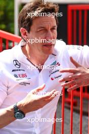 Toto Wolff (GER) Mercedes AMG F1 Shareholder and Executive Director. 29.04.2023. Formula 1 World Championship, Rd 4, Azerbaijan Grand Prix, Baku Street Circuit, Azerbaijan, Sprint Day.