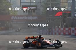 Oscar Piastri (AUS) McLaren MCL60. 29.04.2023. Formula 1 World Championship, Rd 4, Azerbaijan Grand Prix, Baku Street Circuit, Azerbaijan, Sprint Day.