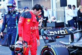 Carlos Sainz Jr (ESP) Ferrari in parc ferme. 29.04.2023. Formula 1 World Championship, Rd 4, Azerbaijan Grand Prix, Baku Street Circuit, Azerbaijan, Sprint Day.