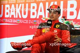 Charles Leclerc (MON) Ferrari, in the post Sprint race FIA Press Conference. 29.04.2023. Formula 1 World Championship, Rd 4, Azerbaijan Grand Prix, Baku Street Circuit, Azerbaijan, Sprint Day.