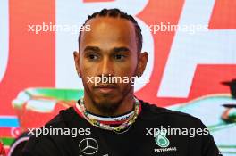 Lewis Hamilton (GBR) Mercedes AMG F1 in the FIA Press Conference. 27.04.2023. Formula 1 World Championship, Rd 4, Azerbaijan Grand Prix, Baku Street Circuit, Azerbaijan, Preparation Day.