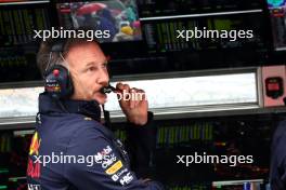 Christian Horner (GBR) Red Bull Racing Team Principal. 28.07.2023. Formula 1 World Championship, Rd 13, Belgian Grand Prix, Spa Francorchamps, Belgium, Qualifying Day.