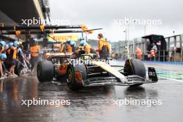 Lando Norris (GBR) McLaren MCL60 leaves the pits. 28.07.2023. Formula 1 World Championship, Rd 13, Belgian Grand Prix, Spa Francorchamps, Belgium, Qualifying Day.