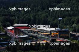 Sergio Perez (MEX) Red Bull Racing RB19. 28.07.2023. Formula 1 World Championship, Rd 13, Belgian Grand Prix, Spa Francorchamps, Belgium, Qualifying Day.