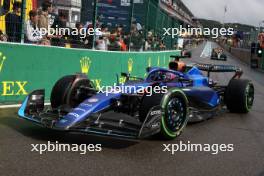 Alexander Albon (THA) Williams Racing FW45 leaves the pits. 28.07.2023. Formula 1 World Championship, Rd 13, Belgian Grand Prix, Spa Francorchamps, Belgium, Qualifying Day.