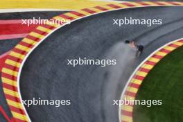 Sergio Perez (MEX) Red Bull Racing RB19. 28.07.2023. Formula 1 World Championship, Rd 13, Belgian Grand Prix, Spa Francorchamps, Belgium, Qualifying Day.