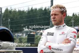 Kevin Magnussen (DEN) Haas F1 Team on the grid. 30.07.2023. Formula 1 World Championship, Rd 13, Belgian Grand Prix, Spa Francorchamps, Belgium, Race Day.