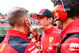 Charles Leclerc (MON) Ferrari on the grid. 30.07.2023. Formula 1 World Championship, Rd 13, Belgian Grand Prix, Spa Francorchamps, Belgium, Race Day.