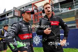 Zhou Guanyu (CHN) Alfa Romeo F1 Team on the grid. 30.07.2023. Formula 1 World Championship, Rd 13, Belgian Grand Prix, Spa Francorchamps, Belgium, Race Day.