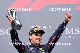 2nd place Sergio Perez (MEX) Red Bull Racing. 30.07.2023. Formula 1 World Championship, Rd 13, Belgian Grand Prix, Spa Francorchamps, Belgium, Race Day.