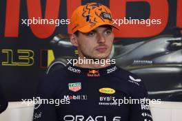 Max Verstappen (NLD) Red Bull Racing in the post race FIA Press Conference. 30.07.2023. Formula 1 World Championship, Rd 13, Belgian Grand Prix, Spa Francorchamps, Belgium, Race Day.