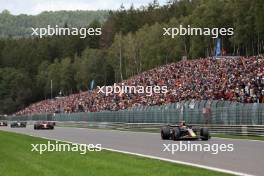 Sergio Perez (MEX) Red Bull Racing RB19. 30.07.2023. Formula 1 World Championship, Rd 13, Belgian Grand Prix, Spa Francorchamps, Belgium, Race Day.