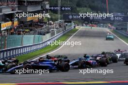 Alexander Albon (THA) Williams Racing FW45 at the start of the race. 30.07.2023. Formula 1 World Championship, Rd 13, Belgian Grand Prix, Spa Francorchamps, Belgium, Race Day.