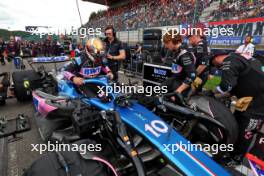 Pierre Gasly (FRA) Alpine F1 Team A523 on the grid. 29.07.2023. Formula 1 World Championship, Rd 13, Belgian Grand Prix, Spa Francorchamps, Belgium, Sprint Day.