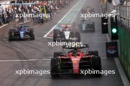 Carlos Sainz Jr (ESP) Ferrari SF-23 leaves the pits. 29.07.2023. Formula 1 World Championship, Rd 13, Belgian Grand Prix, Spa Francorchamps, Belgium, Sprint Day.