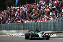 Fernando Alonso (ESP) Aston Martin F1 Team AMR23. 29.07.2023. Formula 1 World Championship, Rd 13, Belgian Grand Prix, Spa Francorchamps, Belgium, Sprint Day.