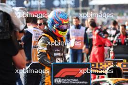 Oscar Piastri (AUS) McLaren MCL60 in Sprint parc ferme. 29.07.2023. Formula 1 World Championship, Rd 13, Belgian Grand Prix, Spa Francorchamps, Belgium, Sprint Day.