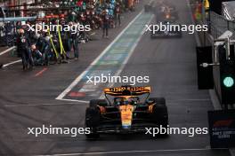 Oscar Piastri (AUS) McLaren MCL60 leaves the pits. 29.07.2023. Formula 1 World Championship, Rd 13, Belgian Grand Prix, Spa Francorchamps, Belgium, Sprint Day.
