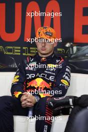 Max Verstappen (NLD) Red Bull Racing in the post Sprint FIA Press Conference. 29.07.2023. Formula 1 World Championship, Rd 13, Belgian Grand Prix, Spa Francorchamps, Belgium, Sprint Day.