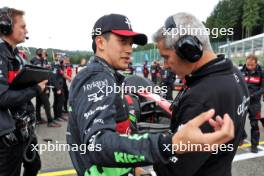 Zhou Guanyu (CHN) Alfa Romeo F1 Team on the grid. 29.07.2023. Formula 1 World Championship, Rd 13, Belgian Grand Prix, Spa Francorchamps, Belgium, Sprint Day.