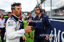 Daniel Ricciardo (AUS) AlphaTauri on the grid. 29.07.2023. Formula 1 World Championship, Rd 13, Belgian Grand Prix, Spa Francorchamps, Belgium, Sprint Day.