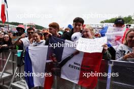 Alpine F1 Team fans at the FanZone Stage. 29.07.2023. Formula 1 World Championship, Rd 13, Belgian Grand Prix, Spa Francorchamps, Belgium, Sprint Day.