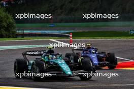 Fernando Alonso (ESP) Aston Martin F1 Team AMR23. 29.07.2023. Formula 1 World Championship, Rd 13, Belgian Grand Prix, Spa Francorchamps, Belgium, Sprint Day.