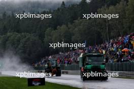 Circuit atmosphere - rain delays Sprint qualifying. 29.07.2023. Formula 1 World Championship, Rd 13, Belgian Grand Prix, Spa Francorchamps, Belgium, Sprint Day.