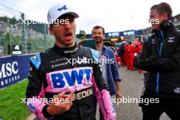 Pierre Gasly (FRA) Alpine F1 Team on the grid. 29.07.2023. Formula 1 World Championship, Rd 13, Belgian Grand Prix, Spa Francorchamps, Belgium, Sprint Day.