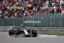 Sergio Perez (MEX) Red Bull Racing RB19. 29.07.2023. Formula 1 World Championship, Rd 13, Belgian Grand Prix, Spa Francorchamps, Belgium, Sprint Day.