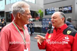 (L to R): Dr Mario Theissen (GER) with Frederic Vasseur (FRA) Ferrari Team Principal. 29.07.2023. Formula 1 World Championship, Rd 13, Belgian Grand Prix, Spa Francorchamps, Belgium, Sprint Day.