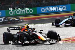 Sergio Perez (MEX) Red Bull Racing RB19. 29.07.2023. Formula 1 World Championship, Rd 13, Belgian Grand Prix, Spa Francorchamps, Belgium, Sprint Day.