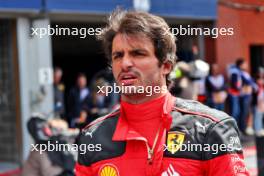 Third placed Carlos Sainz Jr (ESP) Ferrari in Sprint Qualifying parc ferme. 29.07.2023. Formula 1 World Championship, Rd 13, Belgian Grand Prix, Spa Francorchamps, Belgium, Sprint Day.