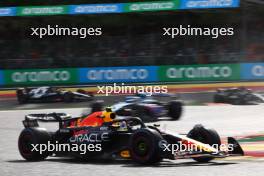 Sergio Perez (MEX) Red Bull Racing RB19. 29.07.2023. Formula 1 World Championship, Rd 13, Belgian Grand Prix, Spa Francorchamps, Belgium, Sprint Day.