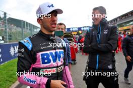 Pierre Gasly (FRA) Alpine F1 Team on the grid. 29.07.2023. Formula 1 World Championship, Rd 13, Belgian Grand Prix, Spa Francorchamps, Belgium, Sprint Day.