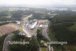 Aerial view of the circuit. 30.07.2023. Formula 1 World Championship, Rd 13, Belgian Grand Prix, Spa Francorchamps, Belgium, Race Day.